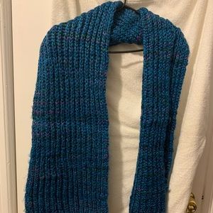 Handmade knitted muffler scarf
